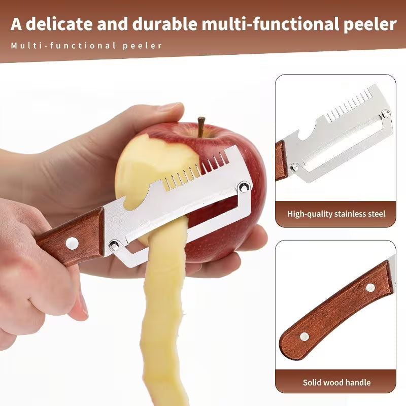 Multifunctional Kitchen Knife Peeler | Small Size Vegetable & Fruit Cutter | Multipurpose Kitchen Tool