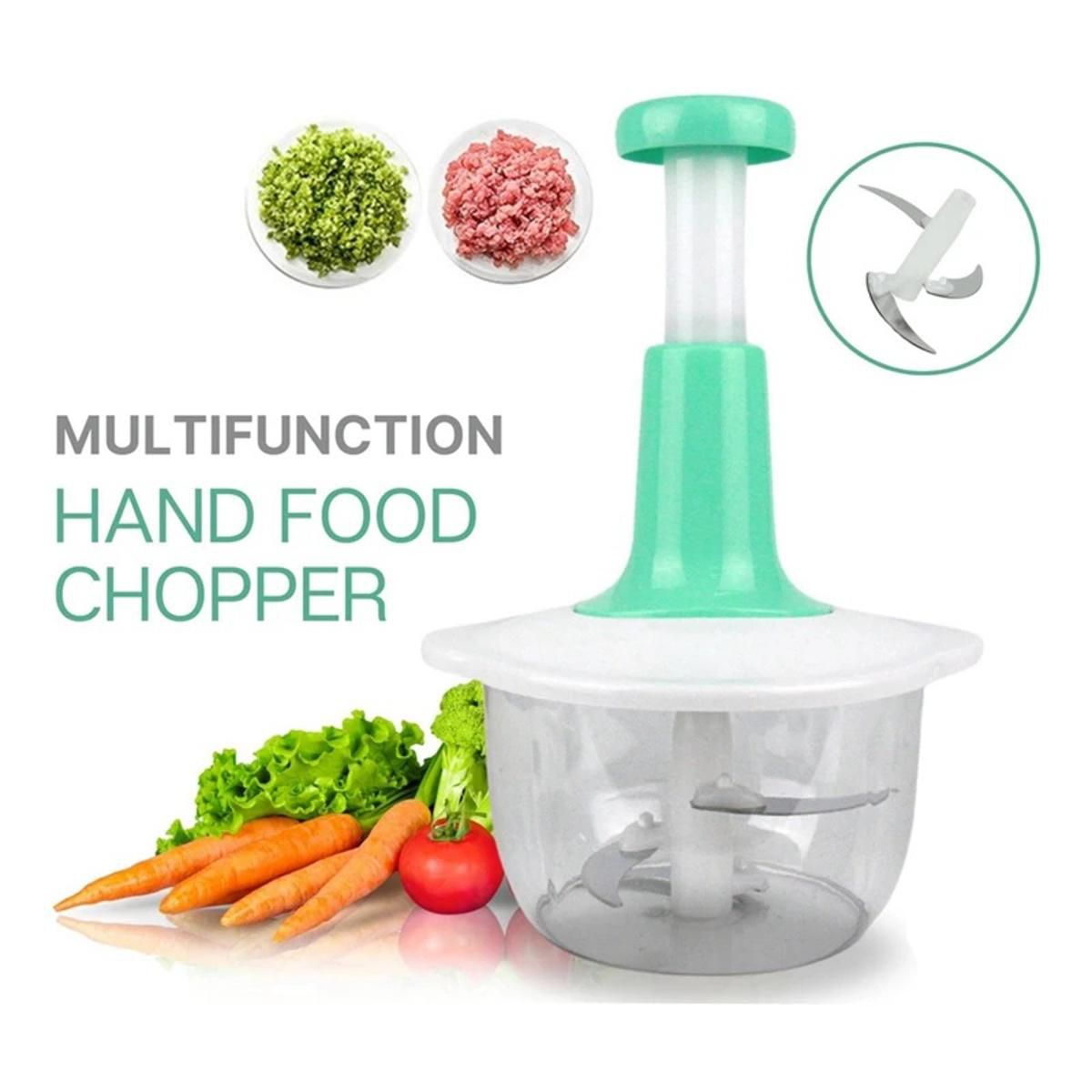 Push Chopper | Manual Hand Press Food Chopper for Kitchen | Multipurpose Vegetable & Meat Chopper