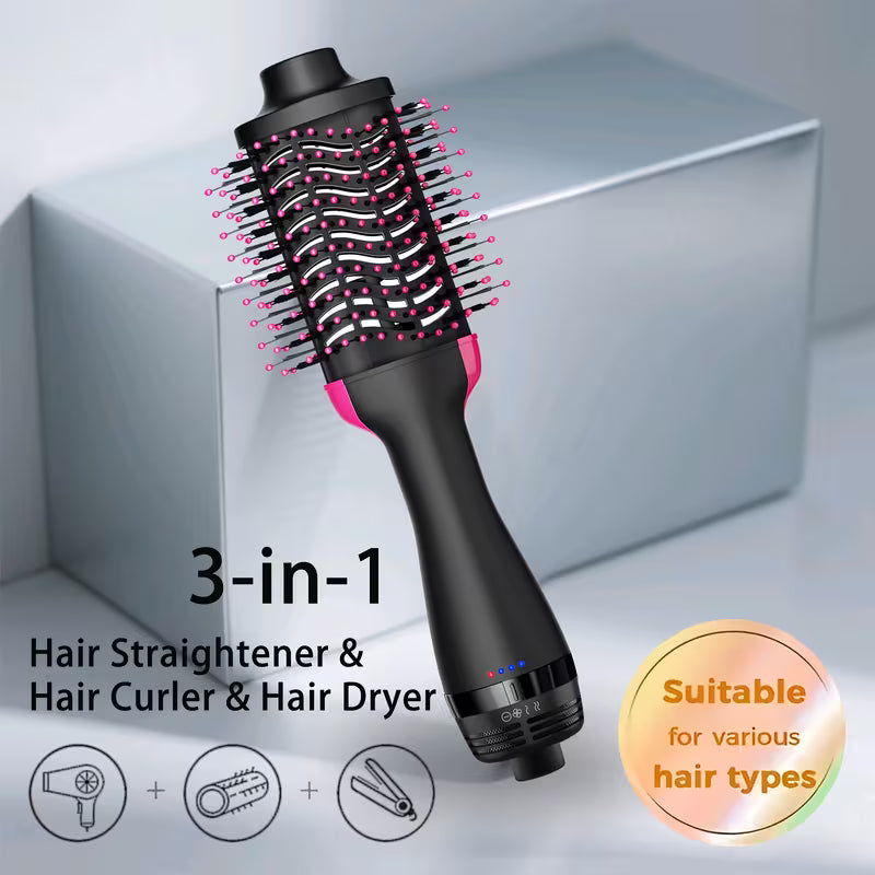 One Step Hot Air Brush ā Hair Dryer & Styler | Volumizing Blow Dry Brush for Smooth Hair