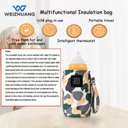 Portable USB Baby Bottle Warmer | Universal Milk Bottle Heater Sleeve | Travel & Home Milk Warmer