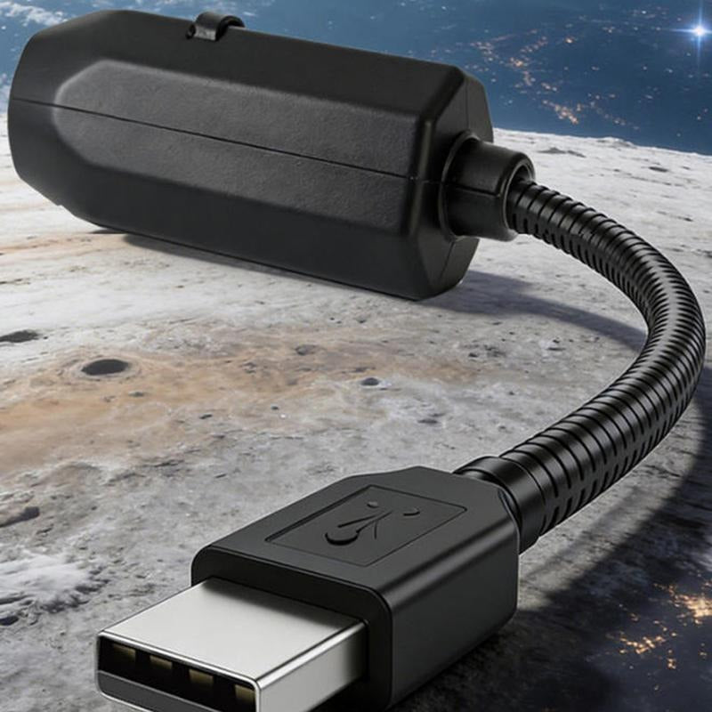MoonGlow Starry Sky Projector | USB Moon Earth Projection Night Light | 3 Lens Romantic Bedroom Atmosphere Lamp
