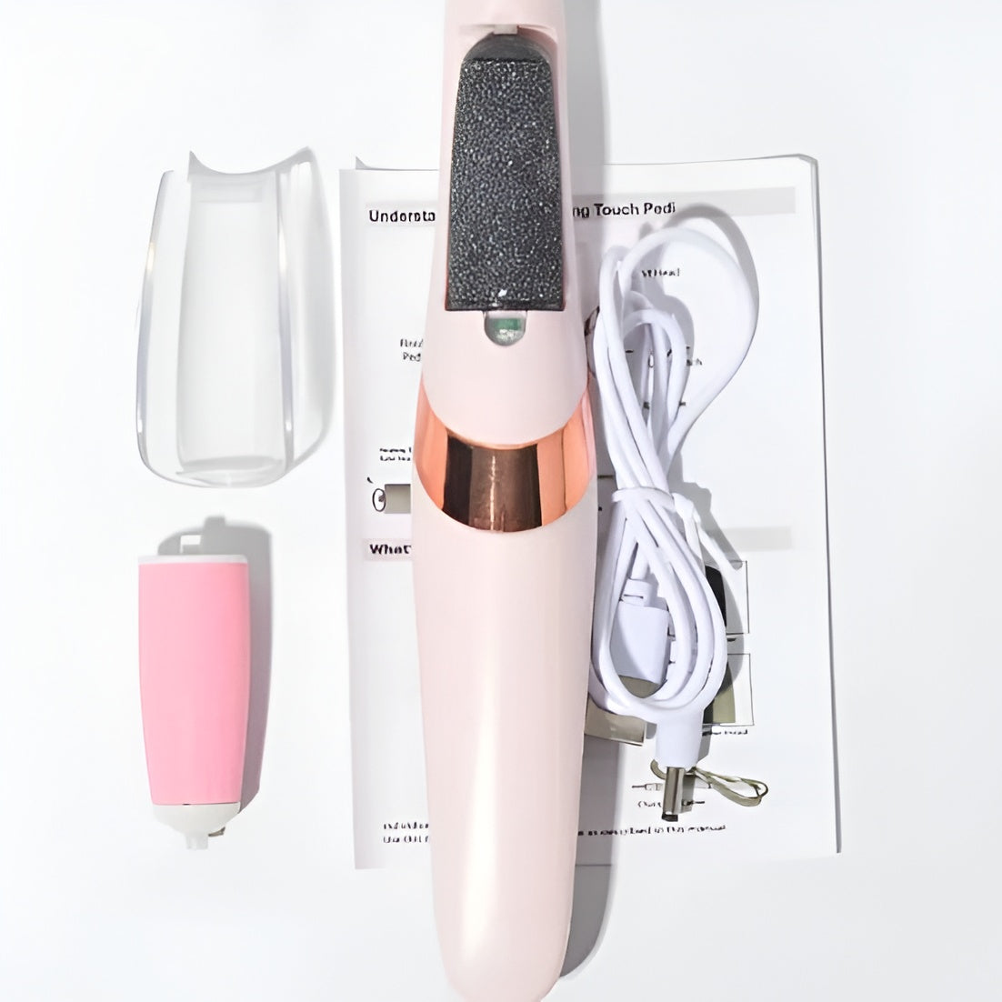 Rechargeable Electric Foot File & Callus Remover – Painless Dead Skin Remover for Soft, Smooth Feet | Areza