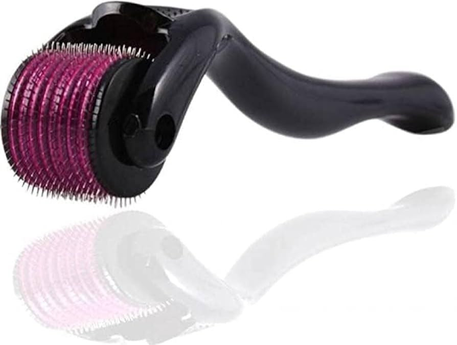 0.5mm Derma Roller – 540 Micro Needle Skin & Scalp Roller for Hair Growth, Facial Care & Skin Repair | 1 Pack