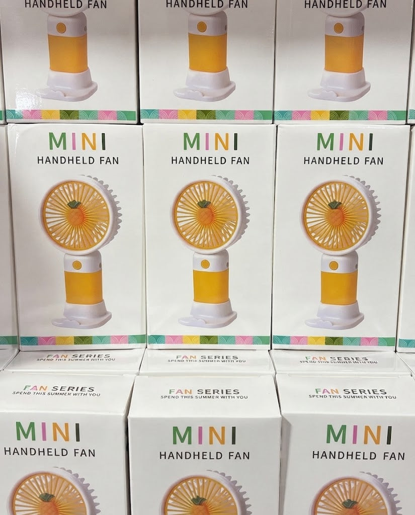 Portable Mini Handheld Fan – USB Rechargeable Personal Cooling Fan | Compact & Lightweight