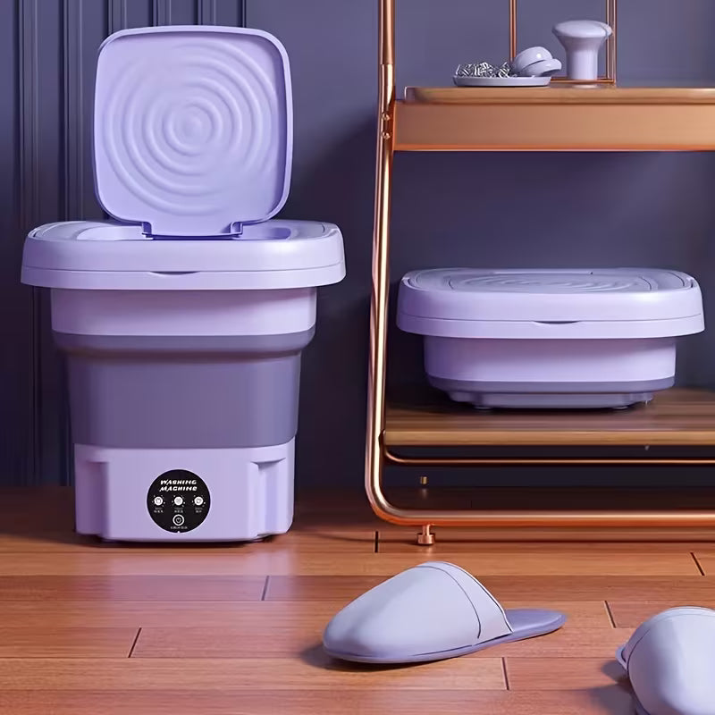 Foldable Mini Washing Machine – Portable Compact Laundry Washer | Heavy Quality