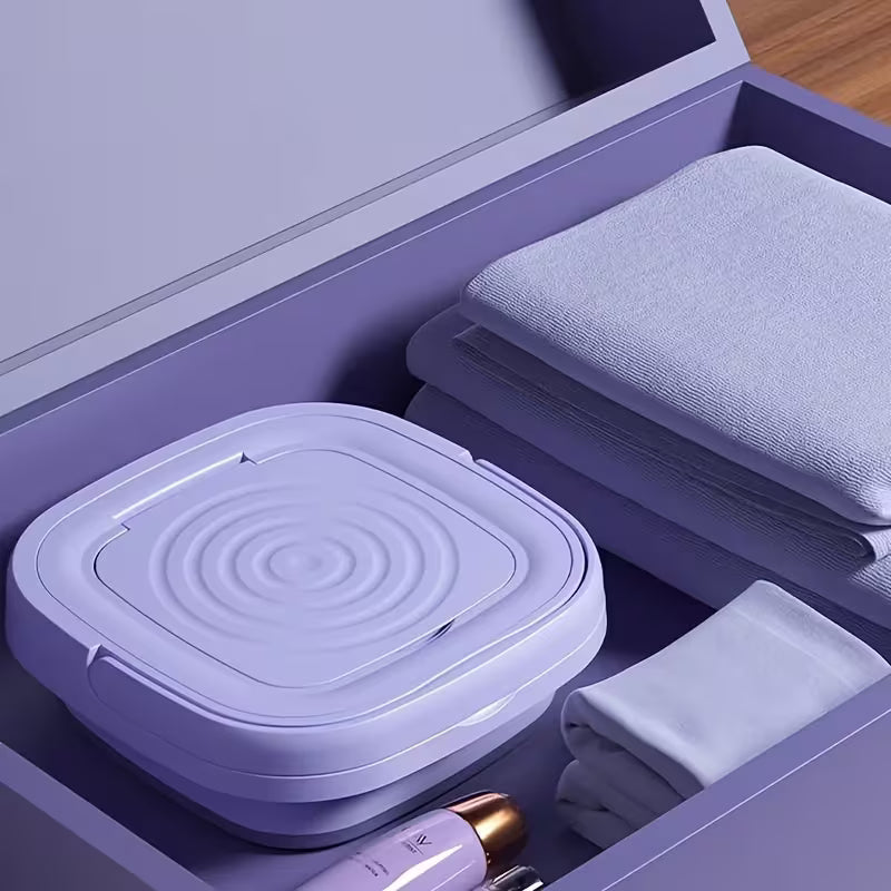 Foldable Mini Washing Machine – Portable Compact Laundry Washer | Heavy Quality