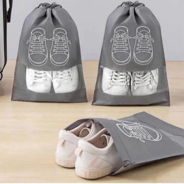 Shoe Bags for Travel – Dustproof Shoe Storage Organizer with Clear Window, Non-Woven Packing Pouch |
