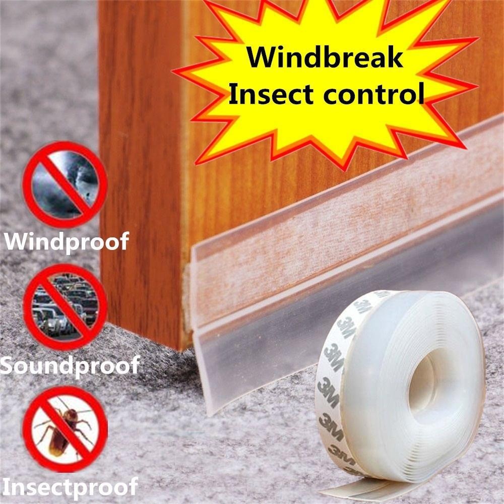 5M Door Bottom Sealing Strip | Flexible Door Draft Stopper | Dust, Wind, Water & Insect Gap Blocker