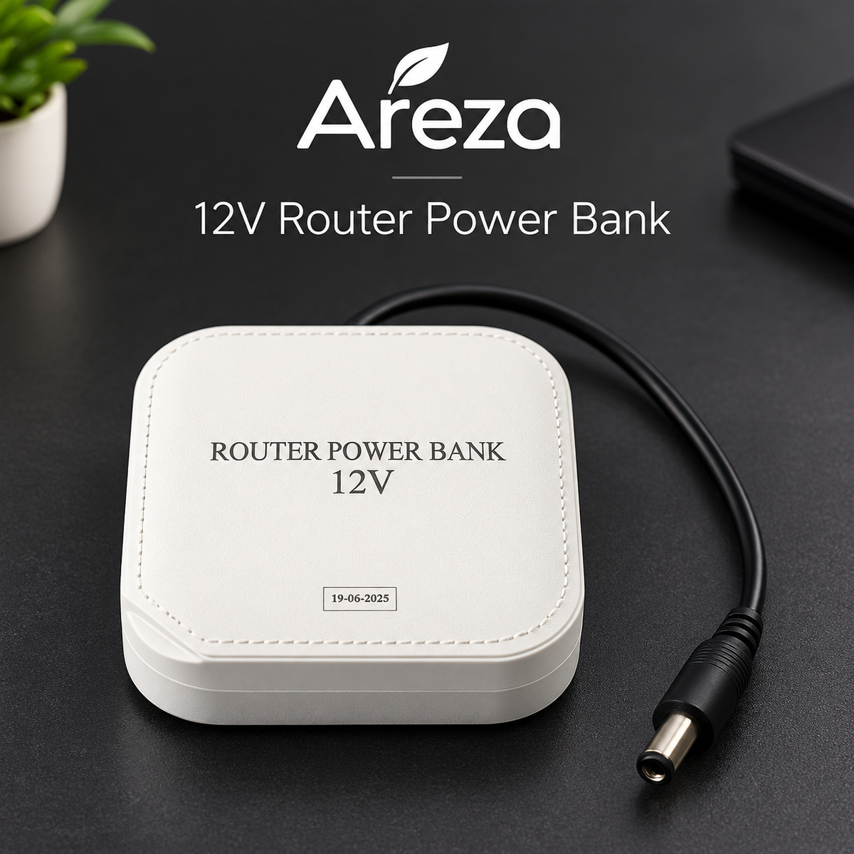 WiFi Router Power Bank 12V 6000mAh | Mini UPS Backup for WiFi Router & Modem | 5–6 Hours Backup | 0.5A/1A Portable Power Backup