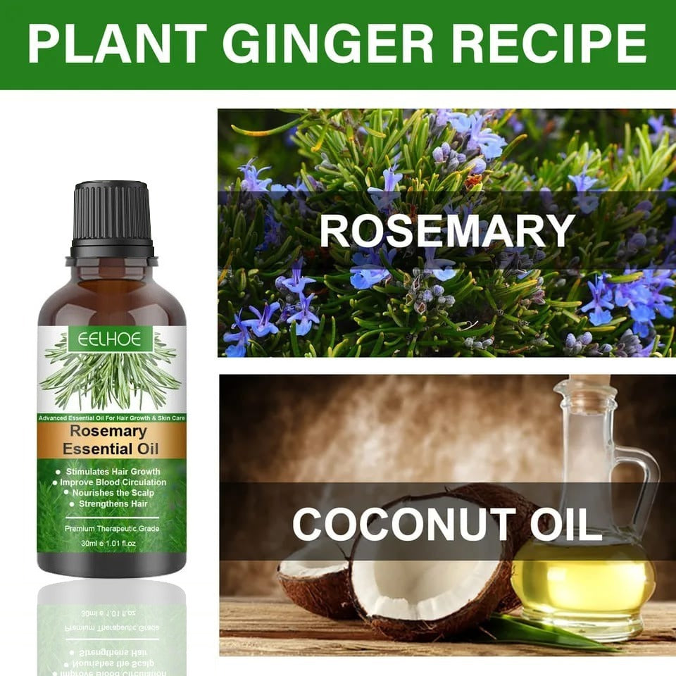 Rosemary Hair Oil 30ml | Rosemary Essential Oil for Hair Growth & Scalp Care | Nourishing Hair Care Oil
