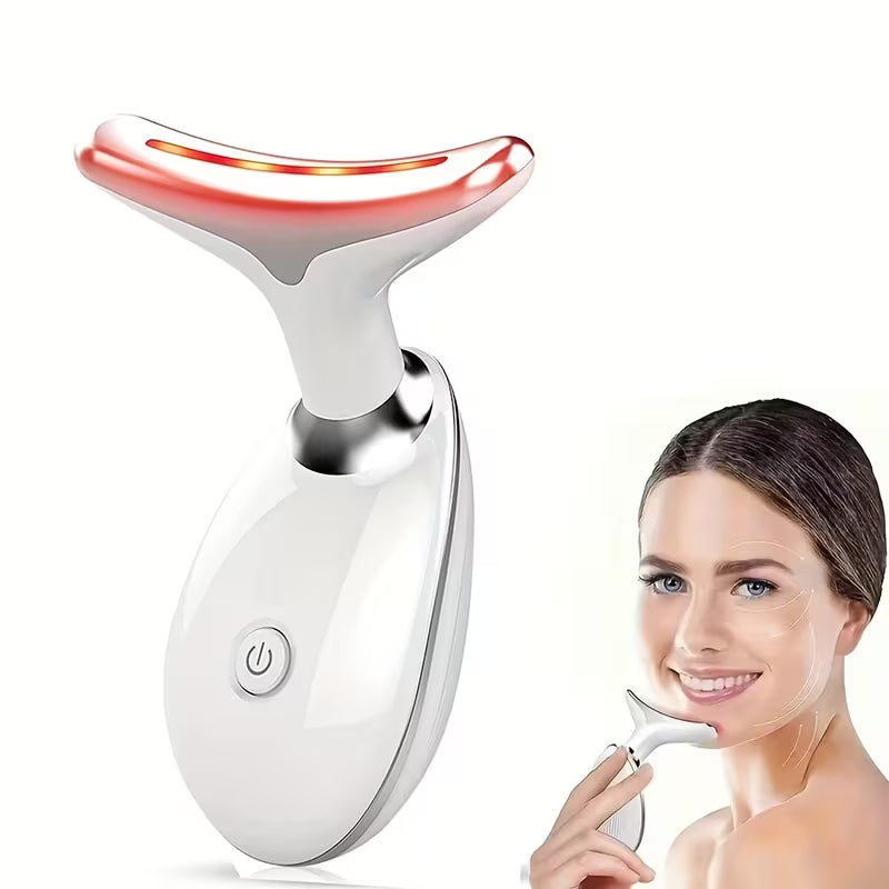 Rechargeable Face Massager | Neck & Facial Massage Device | Skin Tightening & Anti-Wrinkle Beauty Tool