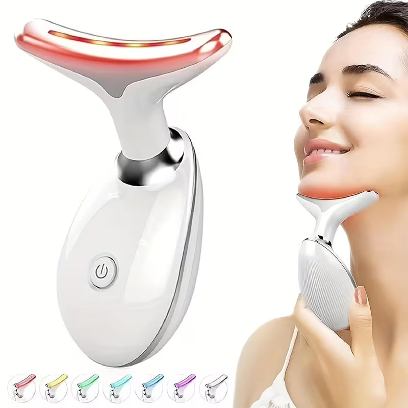 Rechargeable Face Massager | Neck & Facial Massage Device | Skin Tightening & Anti-Wrinkle Beauty Tool