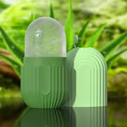 Ice Roller Facial Massager | Silicone Ice Cube Roller with Scrub | Cooling Face Cleansing & Massage Tool